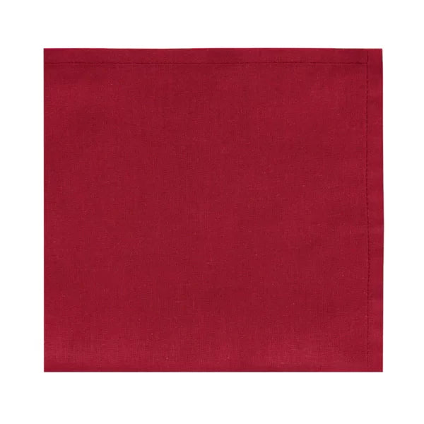 Guardanapo Home 4 Peças Liso Vermelho - DoceLar Loja