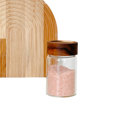 Porta Mantimento de Vidro com Tampa Bambu - DoceLar Loja