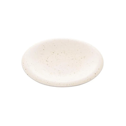 PRATO DE SOBREMESA DE CERAMICA MIST BRANCO MATTE 22CM
