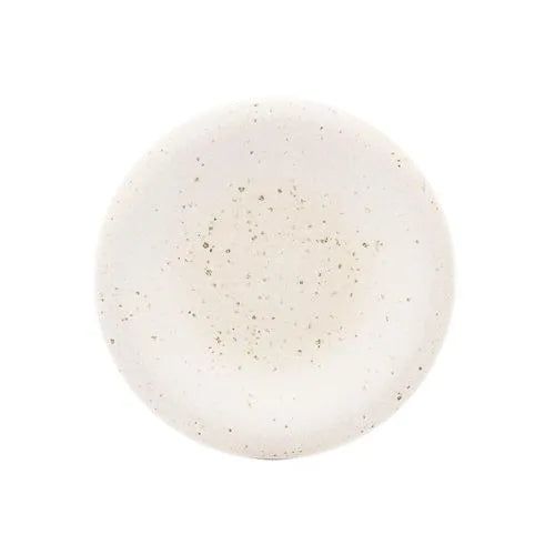 PRATO DE SOBREMESA DE CERAMICA MIST BRANCO MATTE 22CM