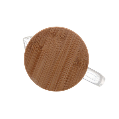 Jarra de Vidro Borossilicato com Tampa em Bambu - DoceLar Loja