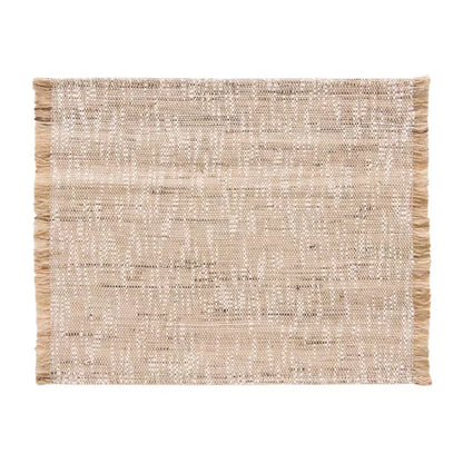 Jogo Americano Avulso Rami Franjas Natural - DoceLar Loja