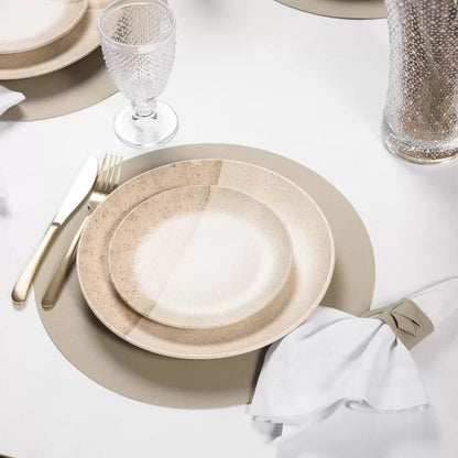 JOGO AMERICANO REDONDO RAVENA AREIA