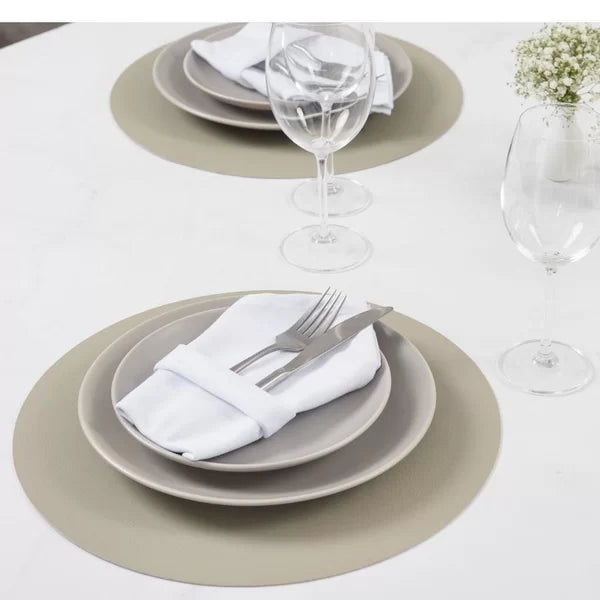 JOGO AMERICANO REDONDO RAVENA AREIA