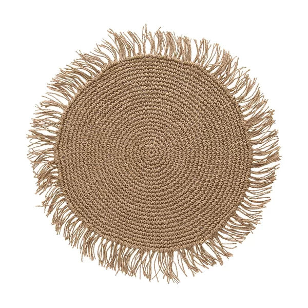 Jogo Americano Tulum Avulso Palha - DoceLar Loja