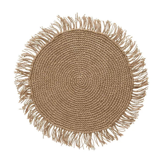 Jogo Americano Tulum Avulso Palha - DoceLar Loja