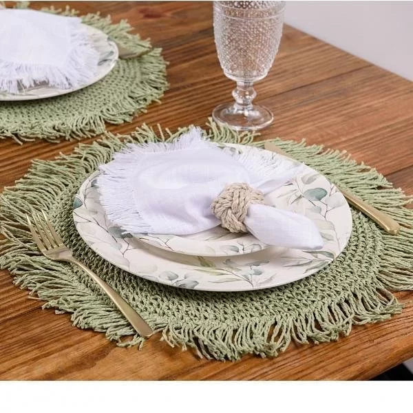 Jogo Americano Tulum Avulso Sálvia - DoceLar Loja