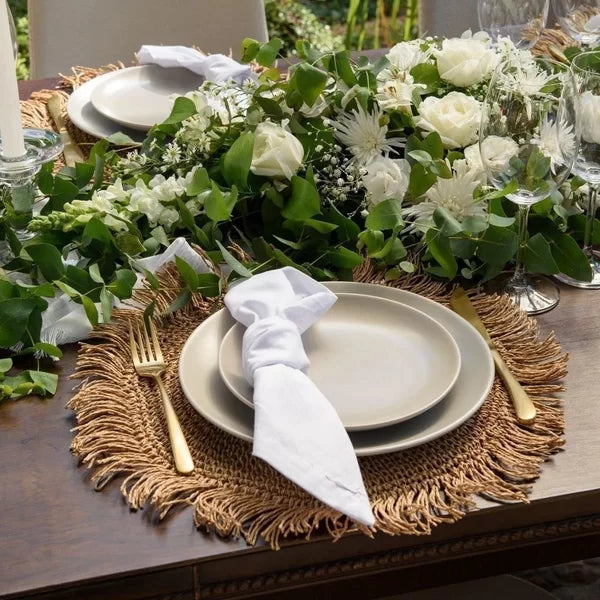 Jogo Americano Tulum Avulso Palha - DoceLar Loja