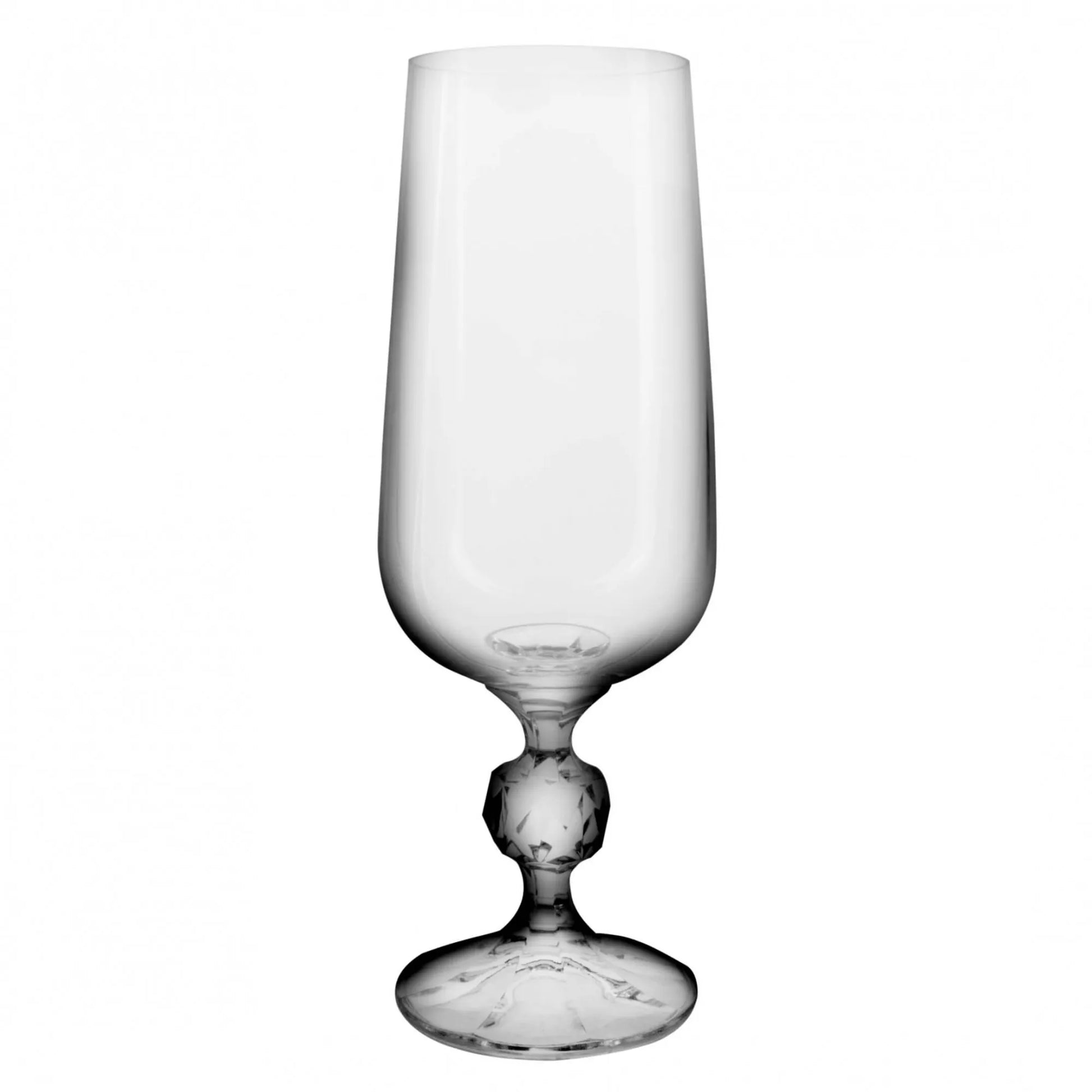 Cj 6 Taças Bohemia Cláudia em Cristal Ecológico - DoceLar Loja