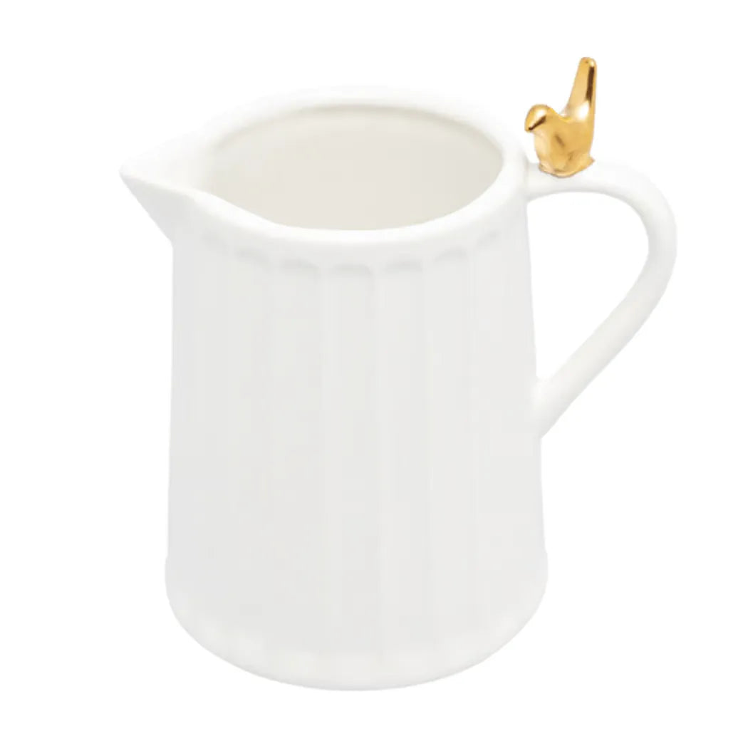 LEITEIRA DE CERAMICA COLIBRI BRANCA 200ML