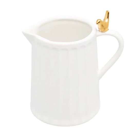 LEITEIRA DE CERAMICA COLIBRI BRANCA 200ML