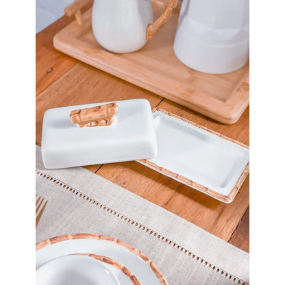 Manteigueira Bambu - DoceLar Loja