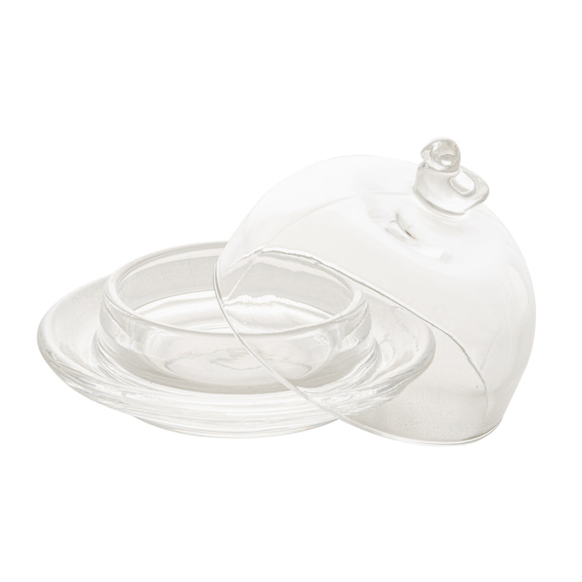 Manteigueira de Cristal Pássaro - DoceLar Loja