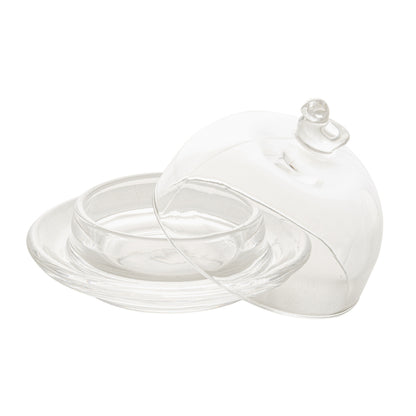 Manteigueira de Cristal Pássaro - DoceLar Loja