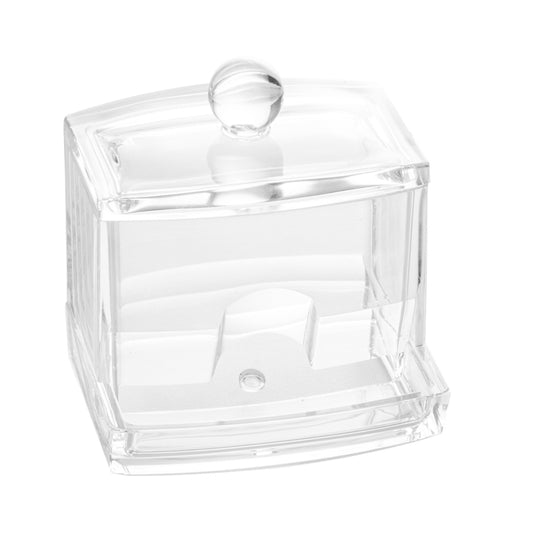 Porta Cotonete e Algodão de Acrílico - DoceLar Loja