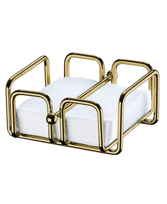 Porta Guardanapos Pequeno - Dourado