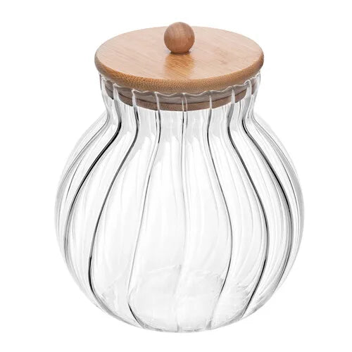 Porta Mantimentos com Tampa Bambu Classic 1,5L