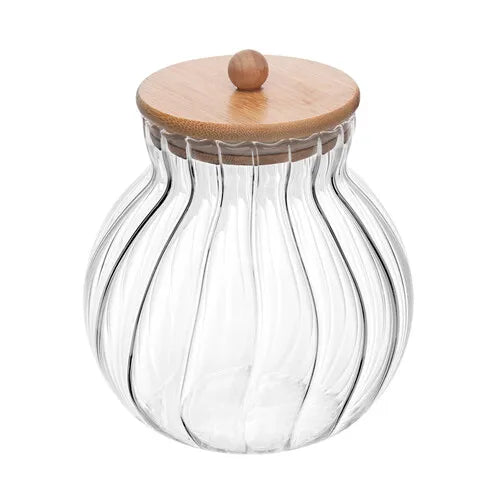 Porta Mantimentos com Tampa Bambu Classic 700ML