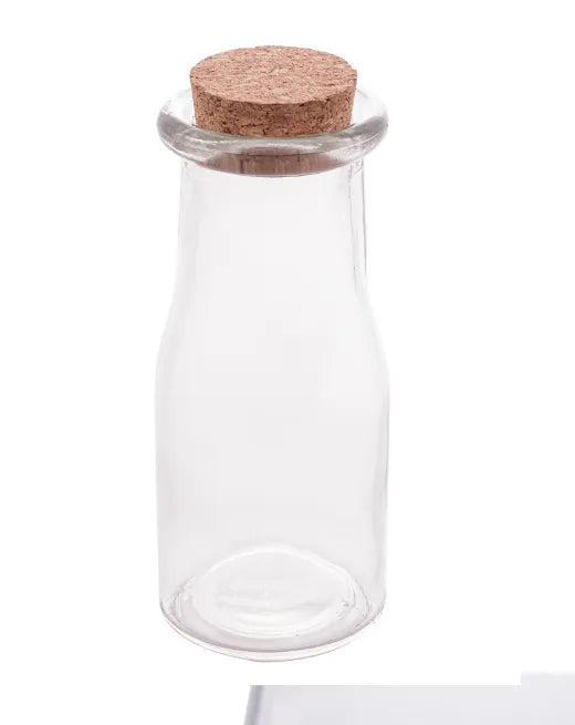 Pote de Vidro com Tampa de Rolha 200ml - DoceLar Loja