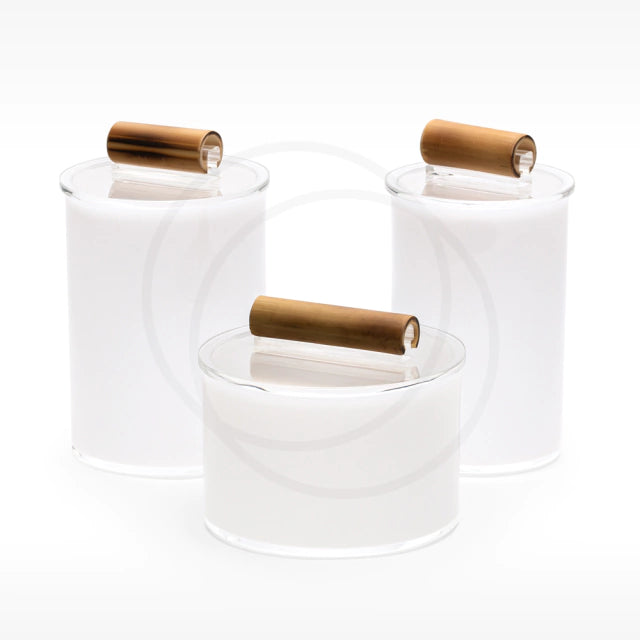 Porta Creme de Avelã-Bambu - DoceLar Loja