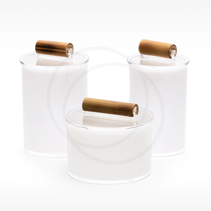 Porta Creme de Avelã-Bambu - DoceLar Loja