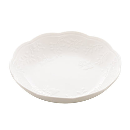 Prato Fundo de Porcelana Butterfly Flower - DoceLar Loja