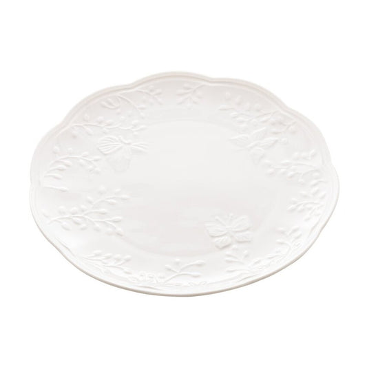 Prato para Sobremesa de Porcelana Butterfly Flower - DoceLar Loja
