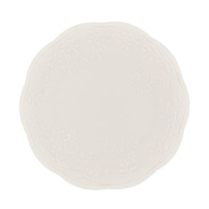 Prato Raso de Porcelana Butterfly Flower - DoceLar Loja