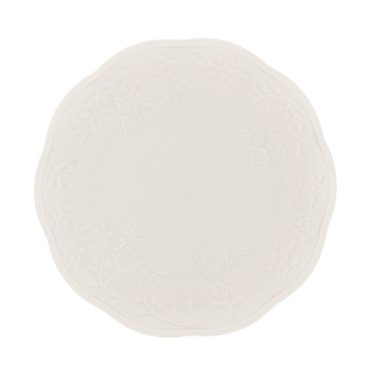 Prato Raso de Porcelana Butterfly Flower - DoceLar Loja