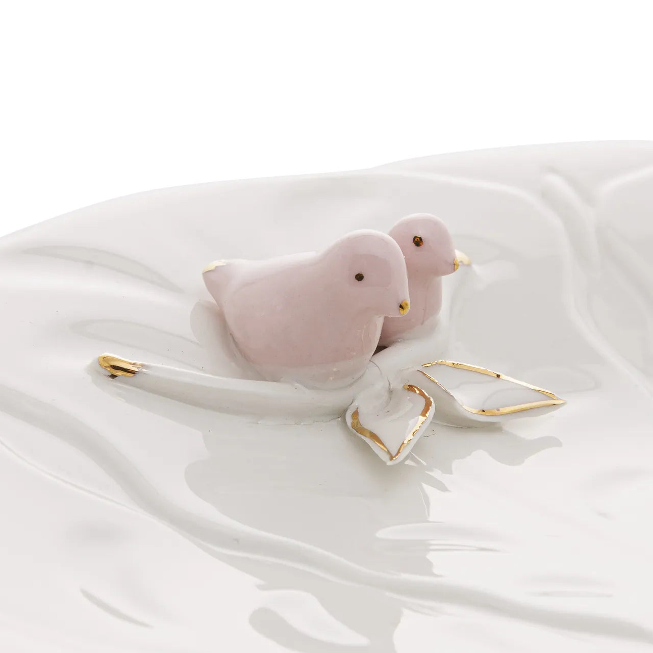 Prato p/ Bolo de Porcelana Birds