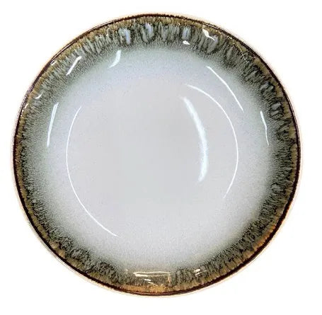 Prato para Sobremesa L´Hermitage Le Sentier Branco e Verde - DoceLar Loja