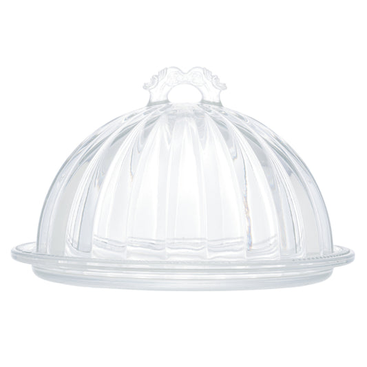 Queijeira de Cristal Ecológico com Tampa Imperial - DoceLar Loja