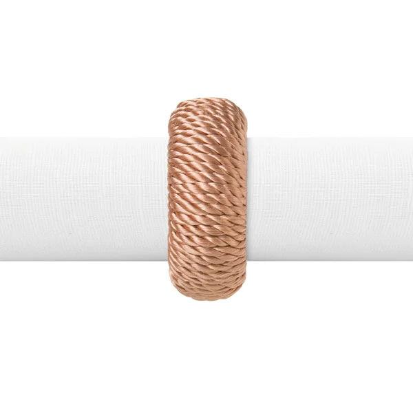 Anel de Guardanapo 4 Pçs Rayon Frapê - DoceLar Loja