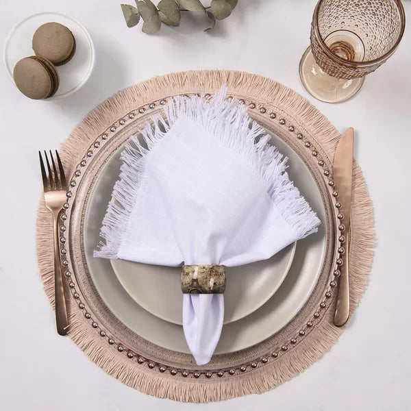 Jogo Americano Avulso Lana Rosa-Chá - DoceLar Loja