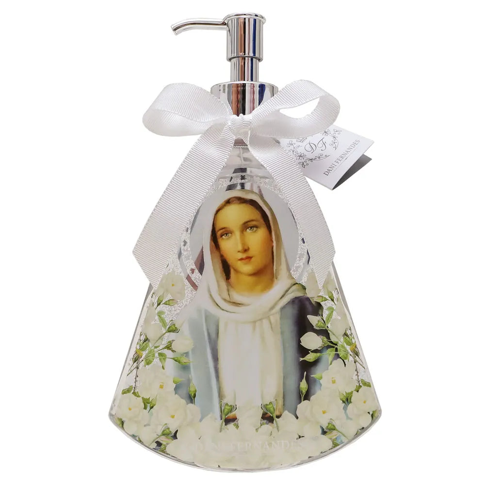 Sabonete Glitter Flor de Algodão Mãe Querida - DoceLar Loja