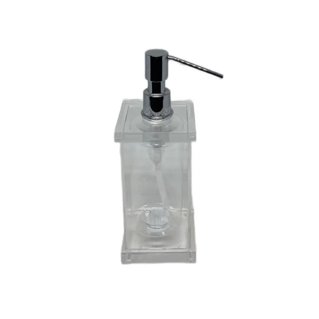 PORTA SABONETE LIQUIDO TRANSPARENTE CHARM DUO