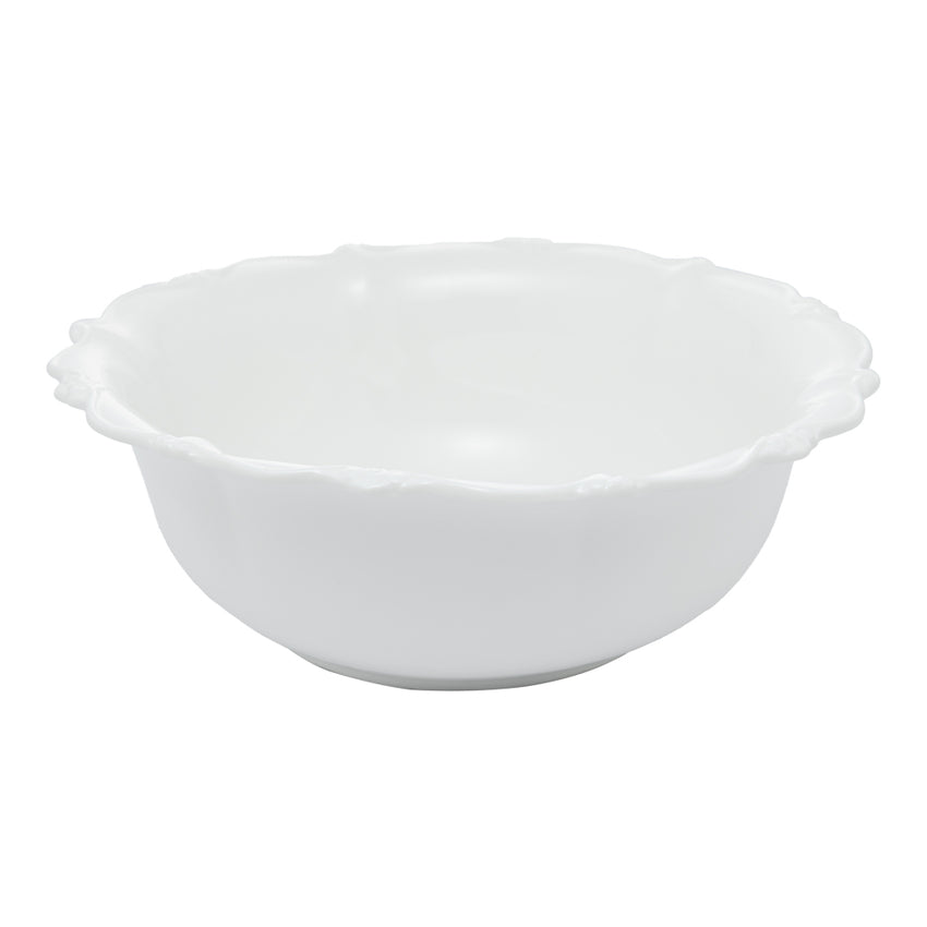 Saladeira de Porcelana Fancy Branco - DoceLar Loja