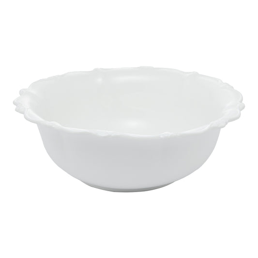 Saladeira de Porcelana Fancy Branco - DoceLar Loja