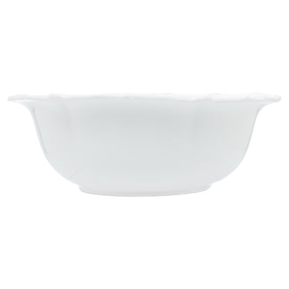 Saladeira de Porcelana Fancy Branco - DoceLar Loja