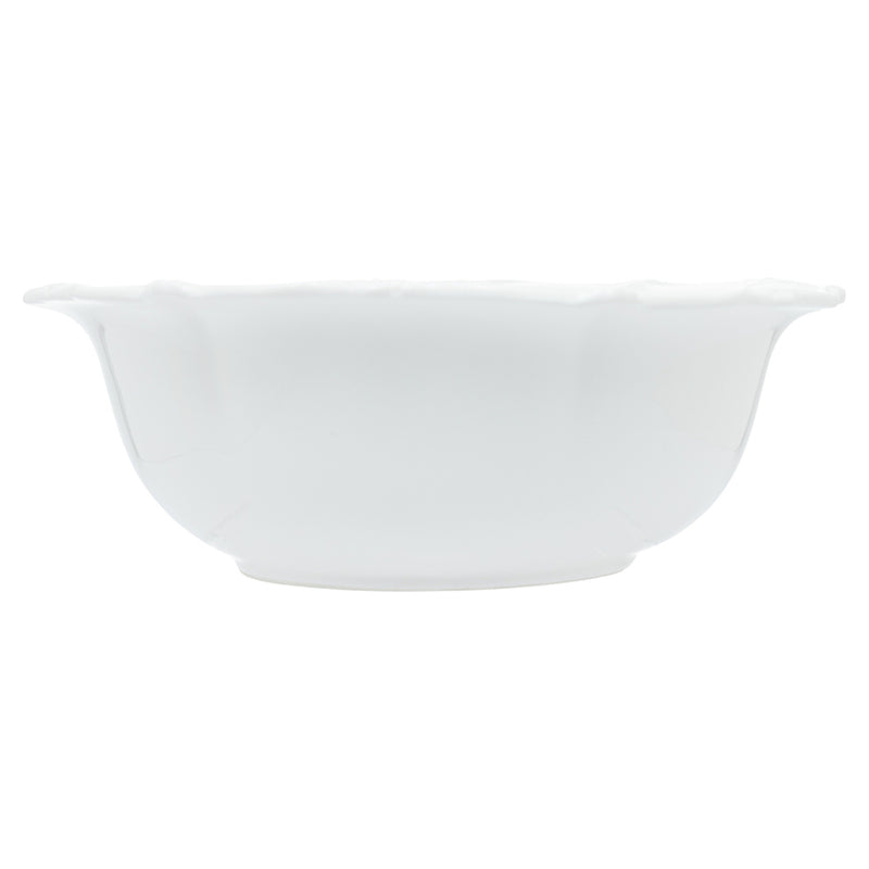 Saladeira de Porcelana Fancy Branco - DoceLar Loja