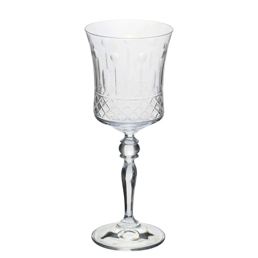 Cj 6 Taças Lapidado p/Água Grace 300ml - DoceLar Loja