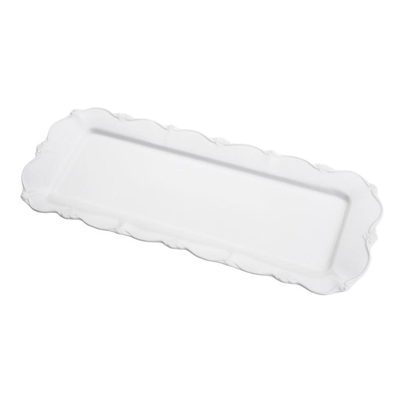 Travessa de Porcelana Fancy Branco - DoceLar Loja