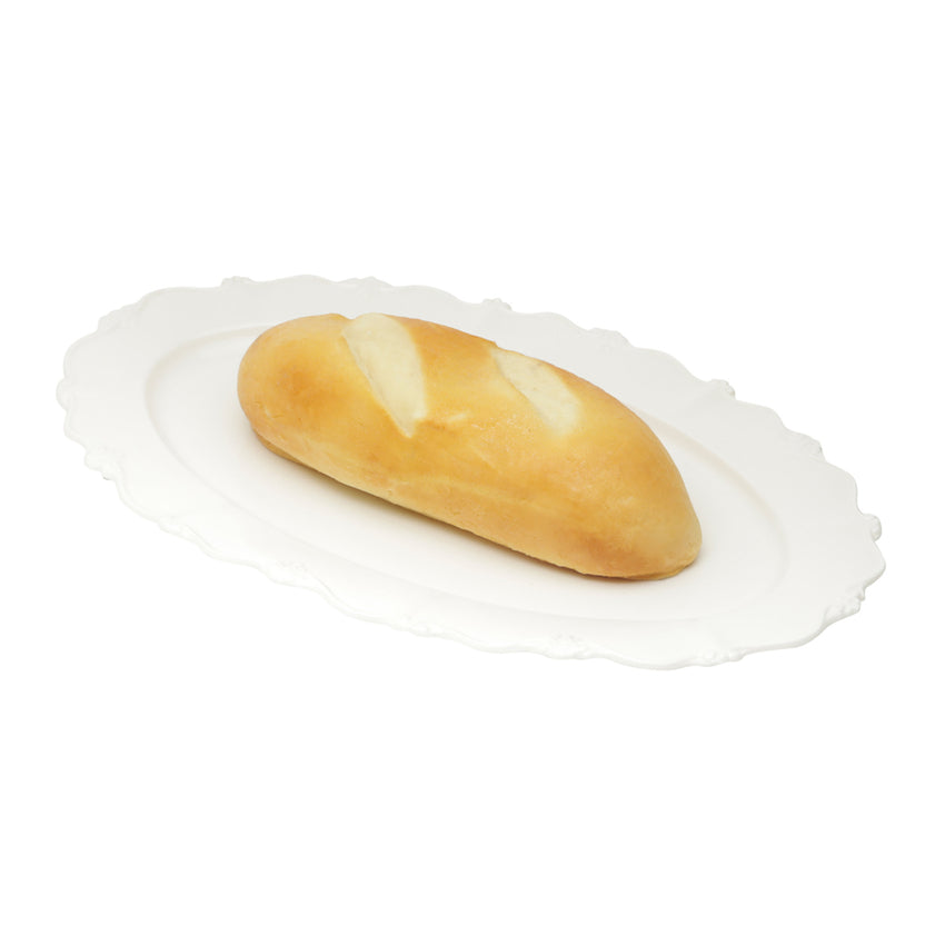 Travessa Oval de Porcelana Fancy Branco - DoceLar Loja