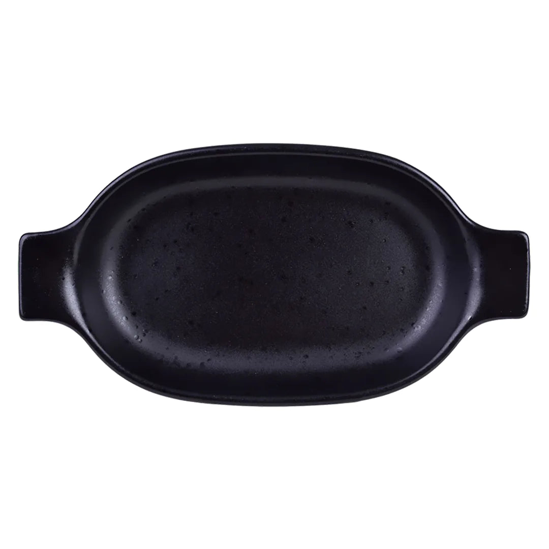 Travessa Oval em Faiança com Alça - DoceLar Loja