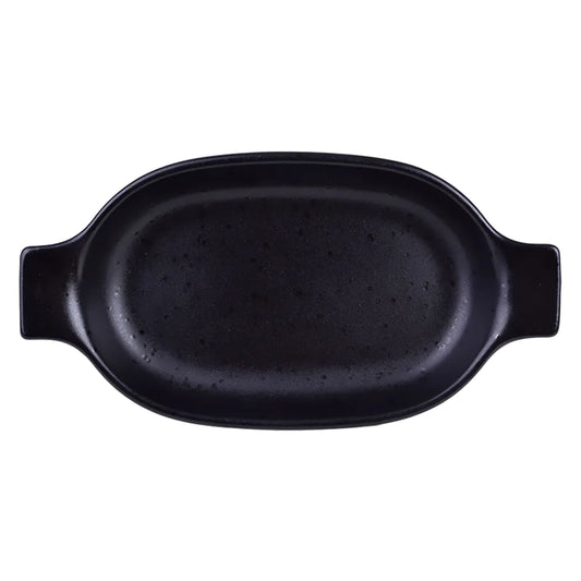 Travessa Oval em Faiança com Alça - DoceLar Loja