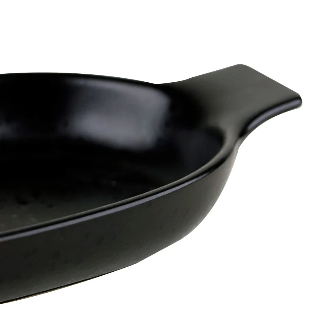 Travessa Oval em Faiança com Alça - DoceLar Loja