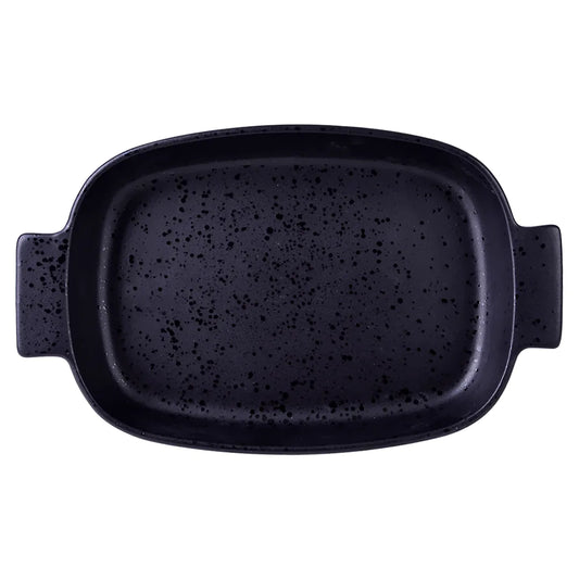 Travessa Retangular em Faiança com Alça - DoceLar Loja