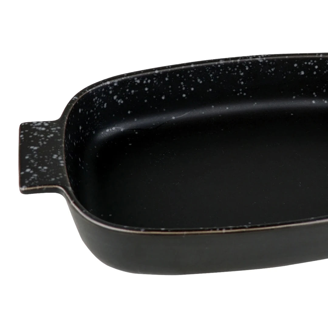 Travessa Retangular em Faiança com Alça - DoceLar Loja