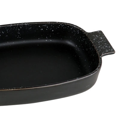 Travessa Retangular em Faiança com Alça - DoceLar Loja