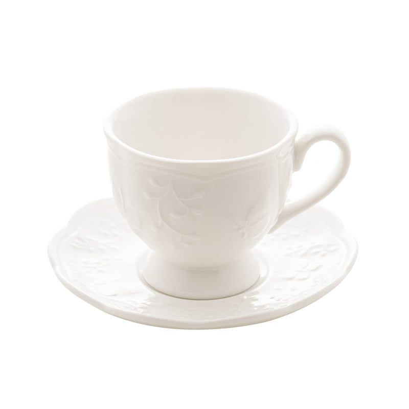 Xícara de Café de Porcelana Butterfly Flower - DoceLar Loja